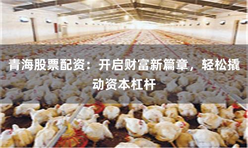 青海股票配资：开启财富新篇章，轻松撬动资本杠杆