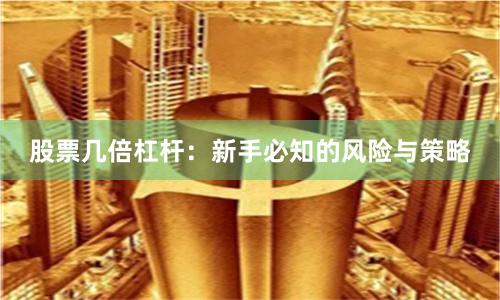 股票几倍杠杆:新手必知的风险与策略