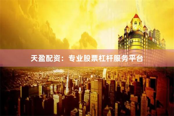 天盈配资：专业股票杠杆服务平台